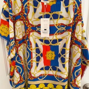 Tyler Boe Multicolor Paris Silk Topper